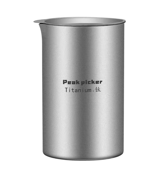 Дорожній титановий набір для заварювання чаю, 350 мл &mdash; Peak Picker АКС-PKP-002-350МЛ-319 фото